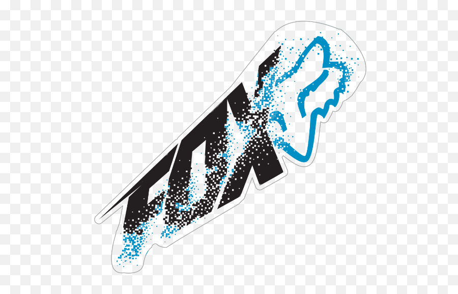 Fox Relayer Sticker - Stickers Fox Para Moto Png,Fox Racing Logos