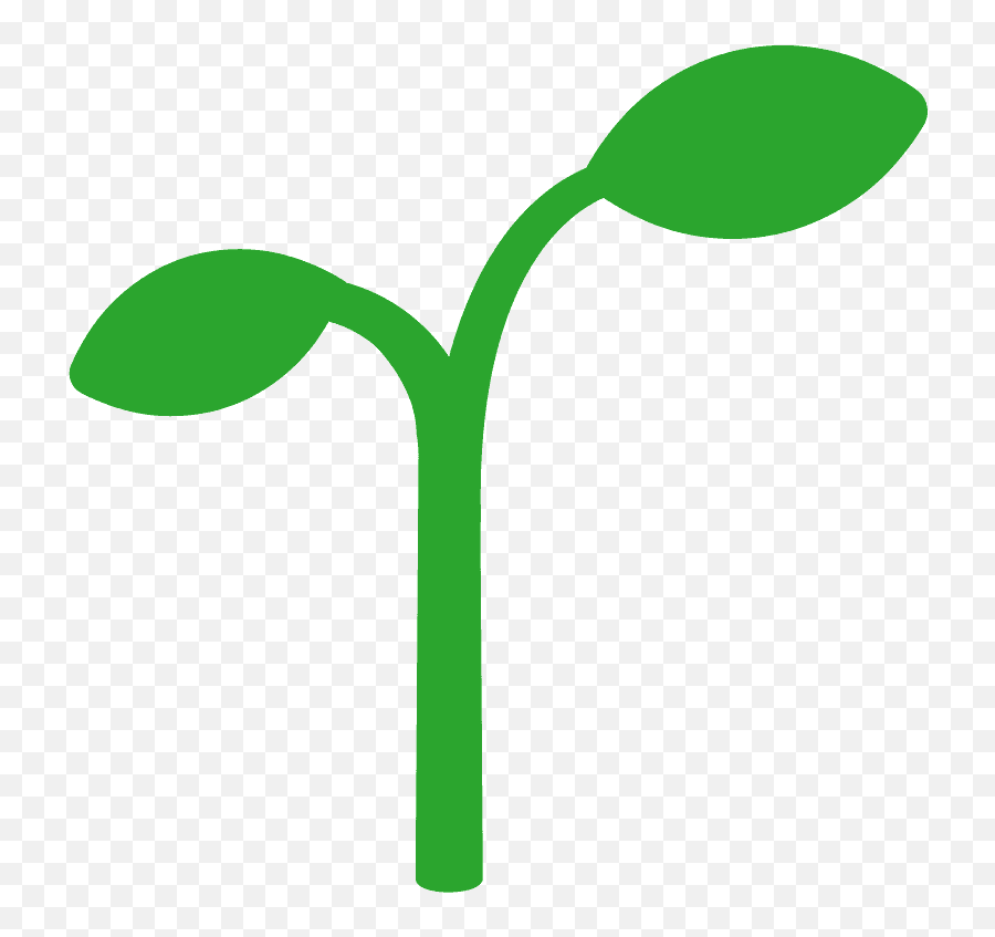 Seedling Emoji Clipart - Emoji Planta Png,Seedling Png
