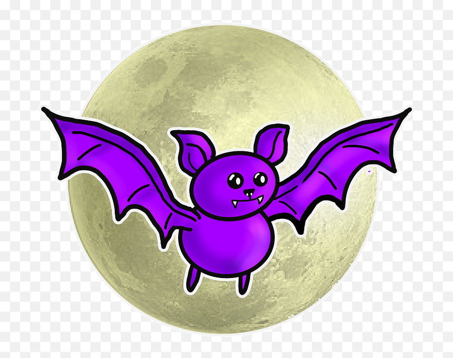 Bat Halloween Moon - Free Image On Pixabay Halloween Bulan Kelelawar Png,Halloween Moon Png