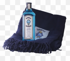 Bombay Sapphire With Picnic Blanket - Gin png