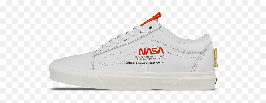 Nasa Old Skool White - White Vans Old Skool Shoes Png,White Vans Png