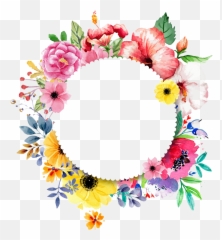 Design Png Download Image All - Transparent Background Flower Circle,Flower Graphic Png