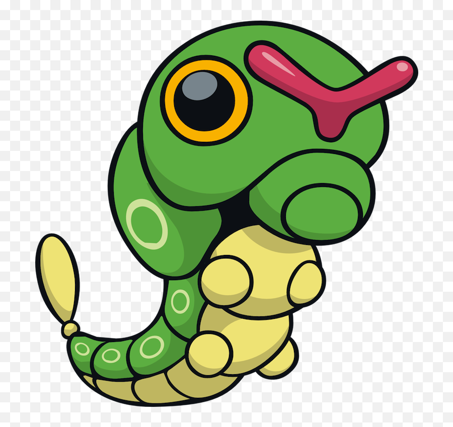 Caterpie Pokemon Clipart - Caterpie Clipart Png,Caterpie Png