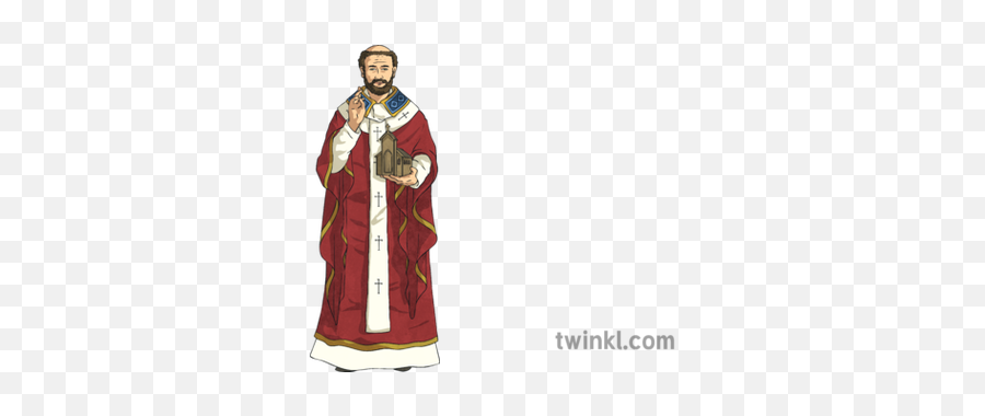Monk Augustine Of Canterbury Ks2 - St Augustine Story Ks2 Png,St.augustine Of Hippo Icon