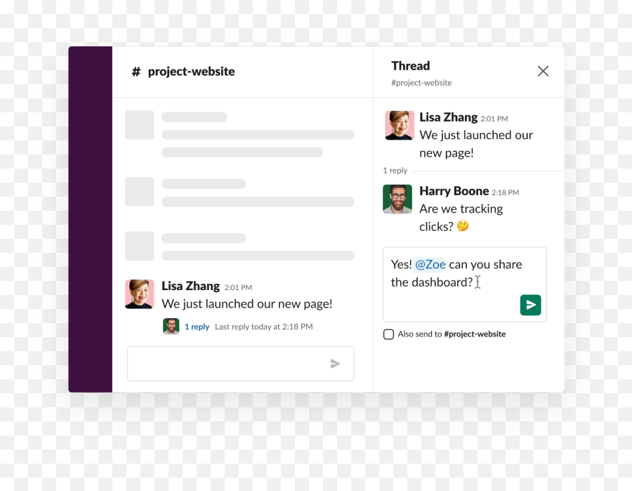 Use Threads To Organize Discussions Slack - Vertical Png,Unfollow Icon