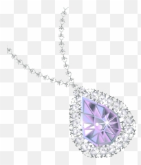 Diamond Earrings Png Transparent - Necklace