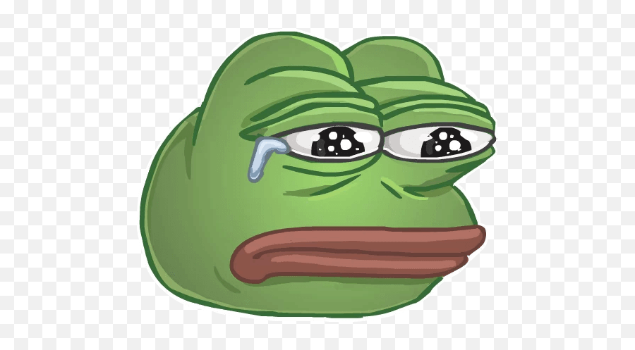 Pepe The Frog Kermit Sticker - Kermit The Frog Crying Png,Kermit The Frog Png