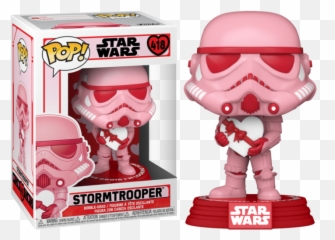 Details About Star Wars - Stormtrooper Valentineu2019s Day 418 Pop Vinyl Valentines Funko png