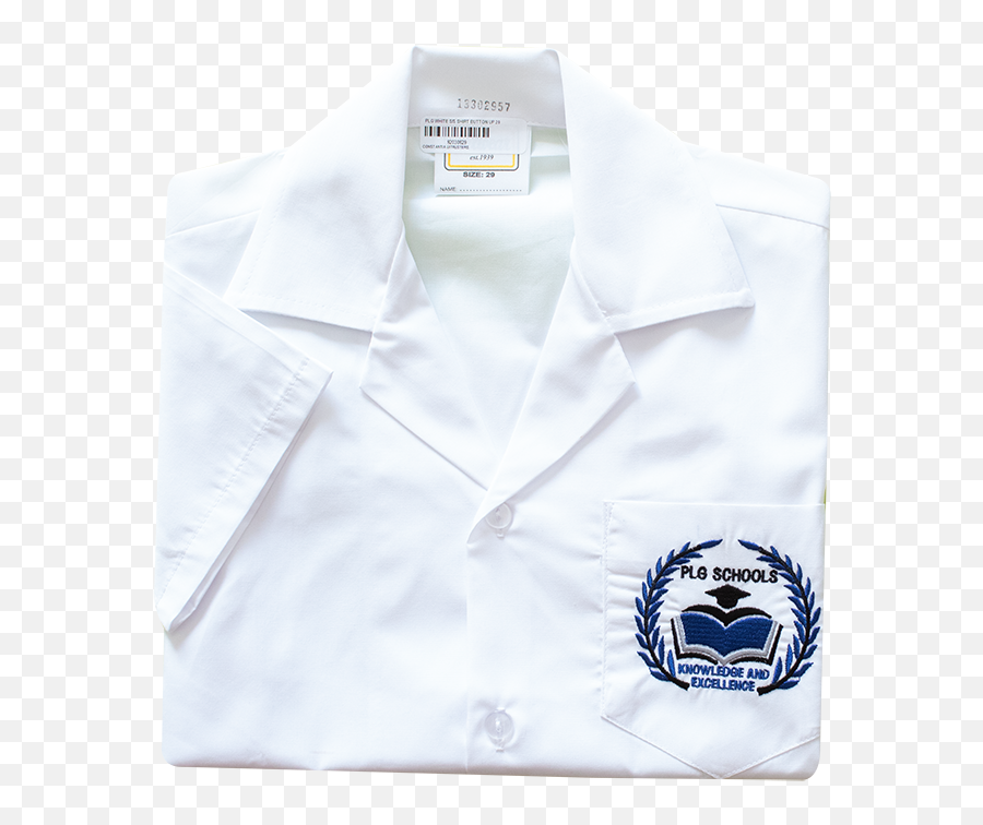 Plg White Ss Shirt Button Up - Pocket Png,Shirt Button Png