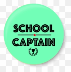 School Captain I Pin Badge - Circle Png,Captain Price Png