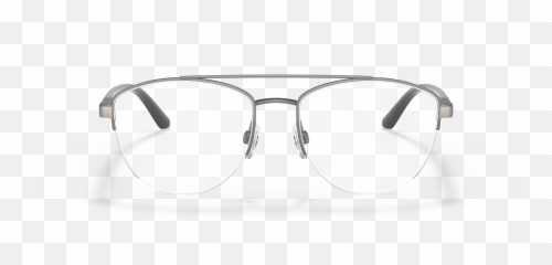 Emporio Armani 0ea1119 Glasses In Silvergunmetalgrey - Rimless png