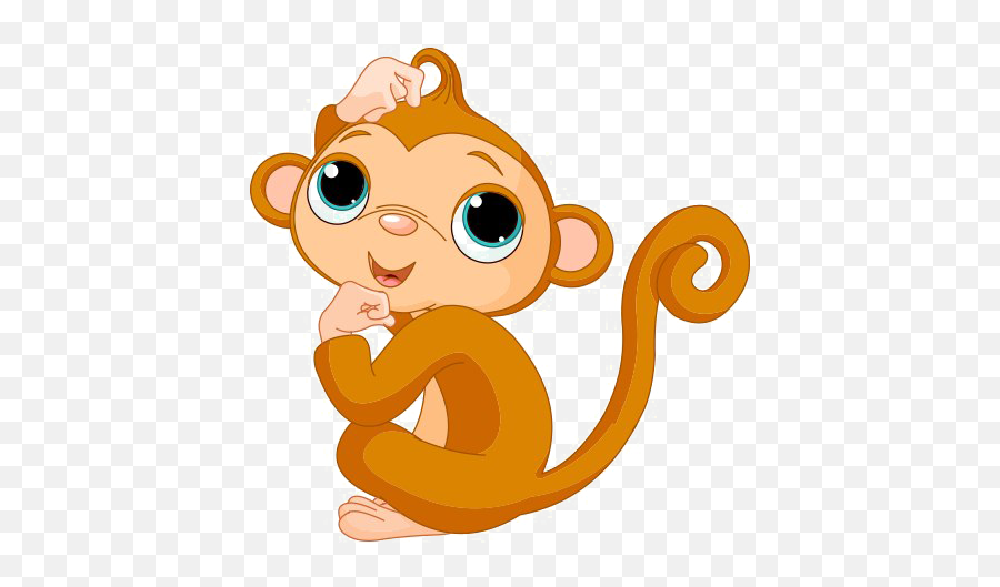 Cute Cartoon Monkey Png Download Image Arts - Cute Baby Monkey Cartoon,Cute  Monkey Png - free transparent png images 