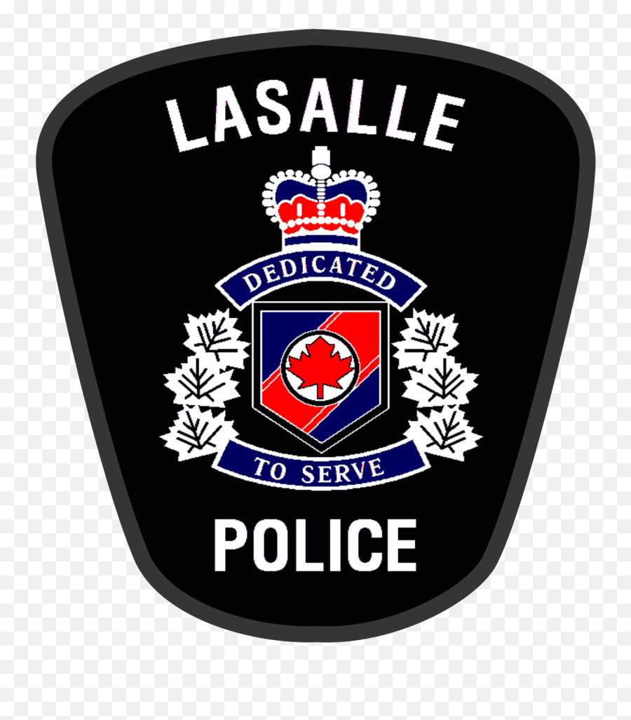 Lasalle Police Service Dedicated To Serve Halton Regional Police Logo