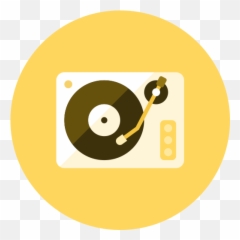 Record Player Free Icon - IconIconscom Circle png