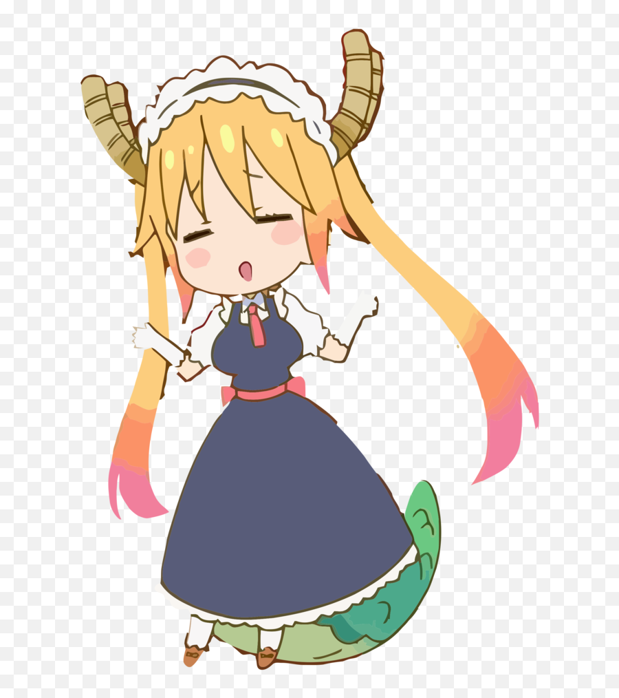 Maid Png High - Quality Image Png Arts Tohru Dragon Maid Transparent,Anime Chibi Png