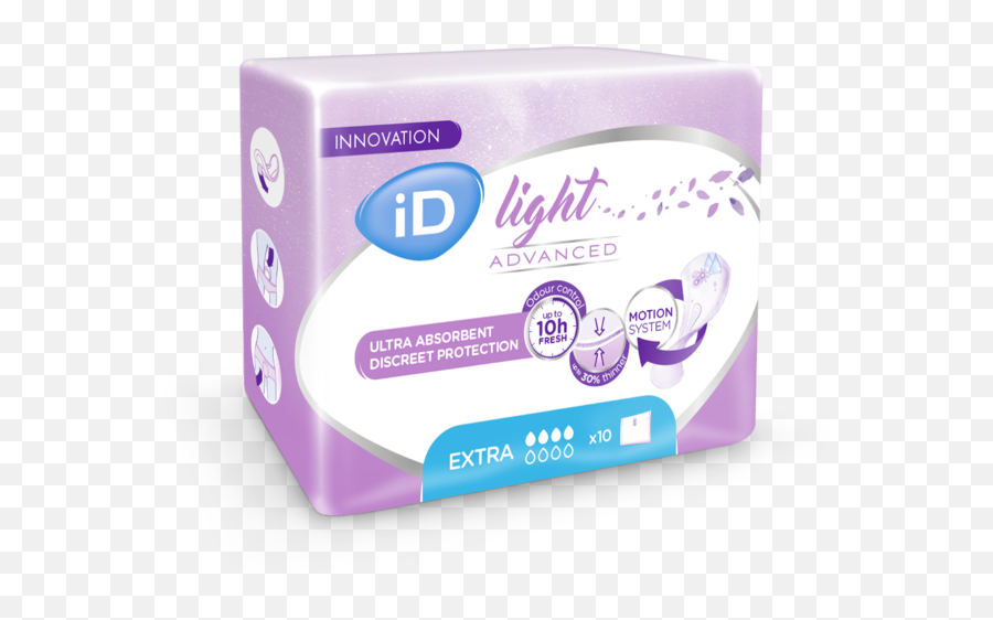 Id Light Extra 500ml Pk10 - Sanitary Napkin Png,Light Leak Png