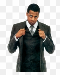 Jay Z In Suit Transparent Png Image - Jay Z Photoshoot Suit,Jay Z Png