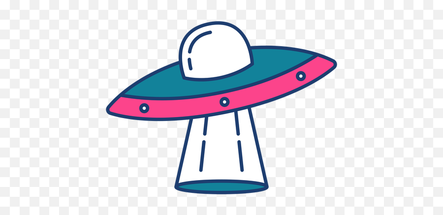 Colorful Ufo Stroke - Transparent Png U0026 Svg Vector File Nave Espacial Alien Png,Ufo Png