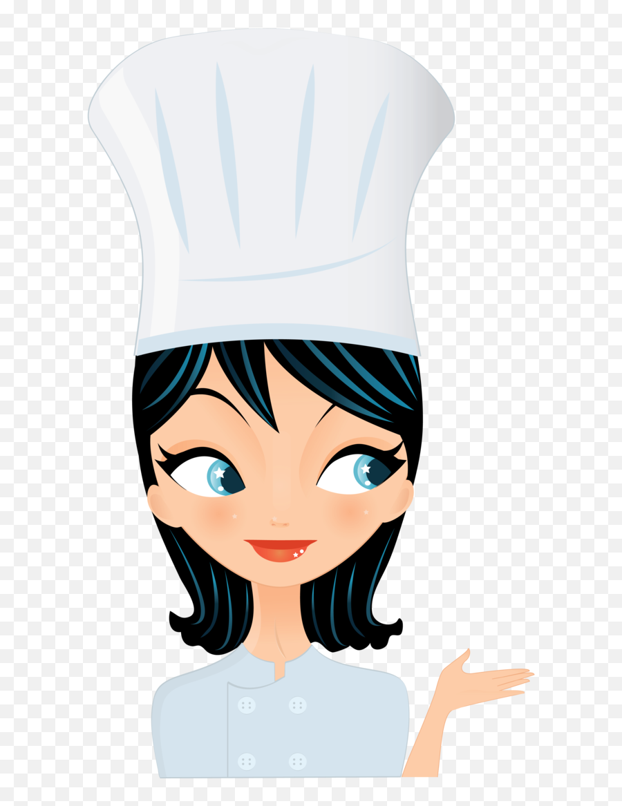 Today1581336778 Girl Cook Clipart Png Here - Chef Girl Cartoon Png,Chef Png