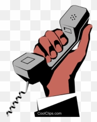 Hand Holding Phone Royalty Free Vector - Mão Segurando Telefone Png,Telefone Png