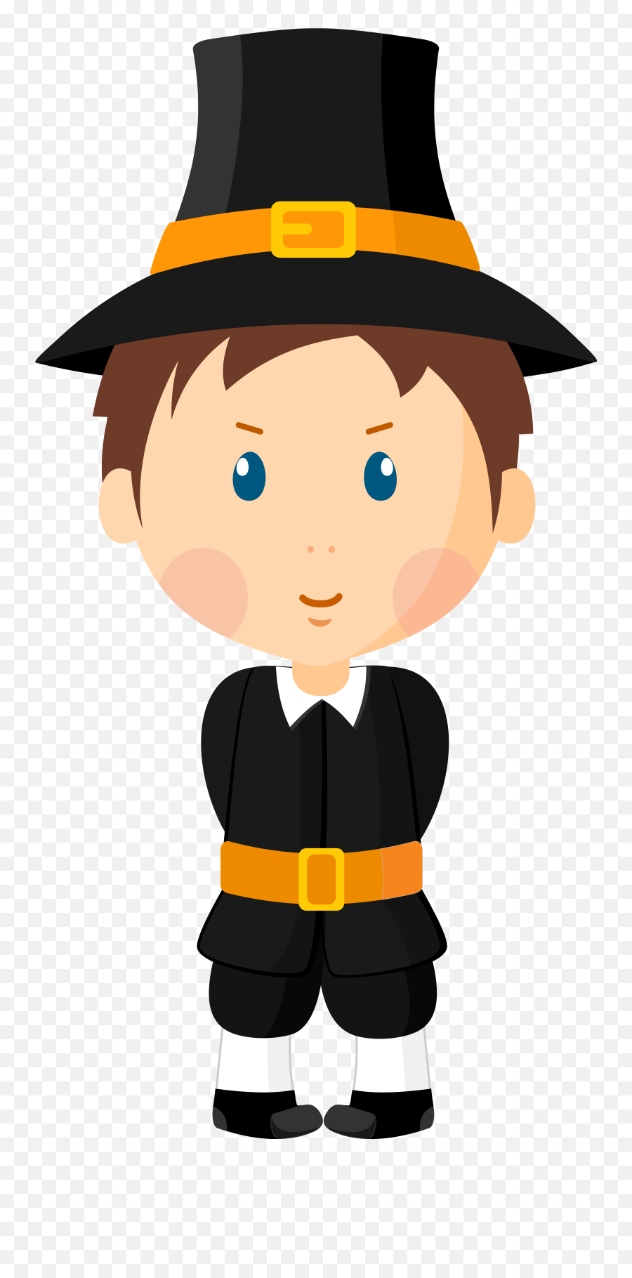 Pilgrim Clipart Png - Pilgrim Clip Art,Pilgrim Hat Png
