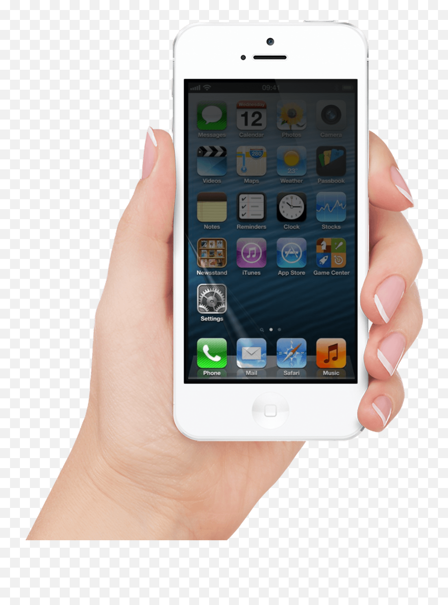 Phone In Hand Png Image - Black Iphone 5s Price,Phone In Hand Png