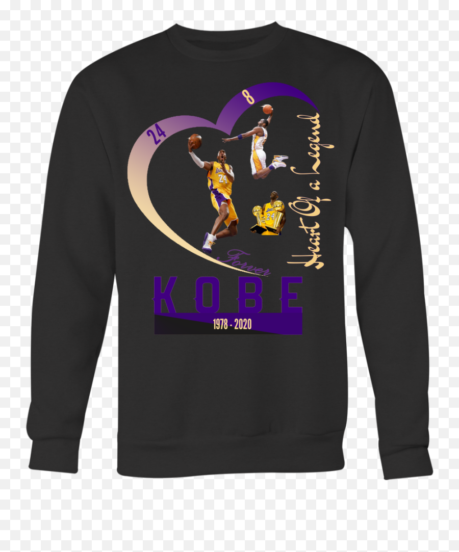 Kobe Bryant Sweatshirts 50 Offnba Lakers 248 Crewneck - Naruto Shirt Png,Kobe Bryant Transparent