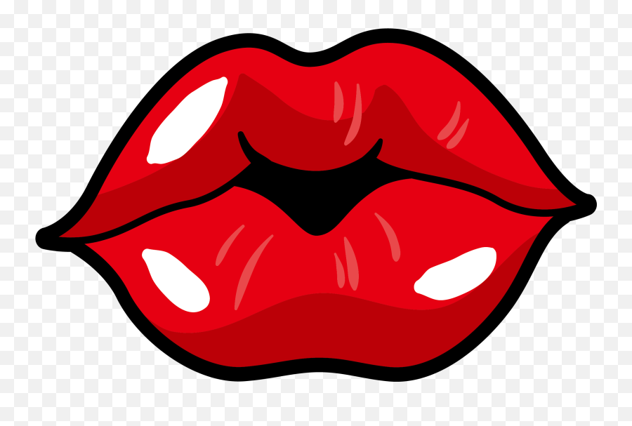 Lip Gloss Clipart - Red Lips Clipart Png,Lips Clipart Png