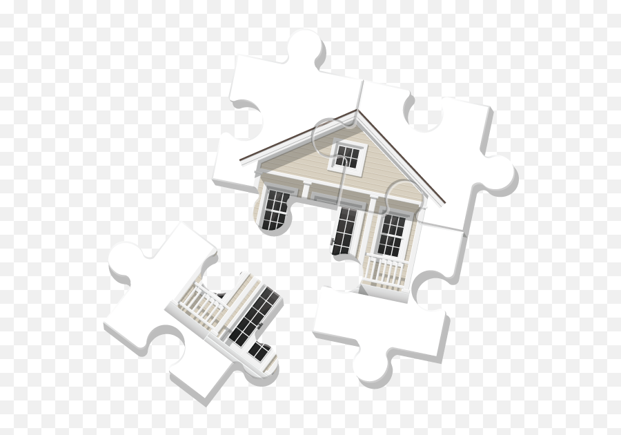 Download Hd House Puzzle Pieces - Jigsaw Puzzle Transparent Puzzle Pieces House Png,Puzzle Png