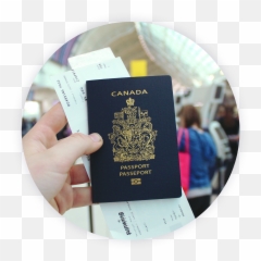Canada Passport - Global Class Group Girl Holding Canada Passport Png,Passport Png