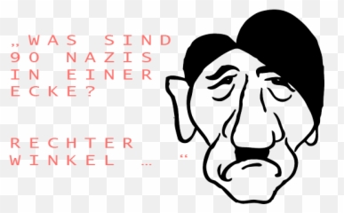 Hitler Witze Die Besten Und Lustigsten Sprüche - Heil Silhouette Png