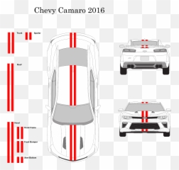 Chevy Camaro Convertible 2016 Dual - Racing Stripe png