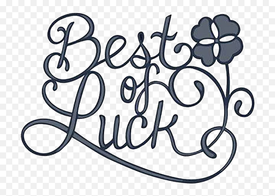 Best Of Luck Png File - Best Of Luck Design,Good Luck Png
