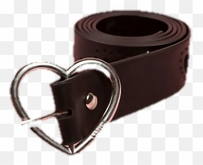 Brown Heart Belt Polyvore Moodboard Filler With Images - Belt Png Polyvore,Belt Buckle Png