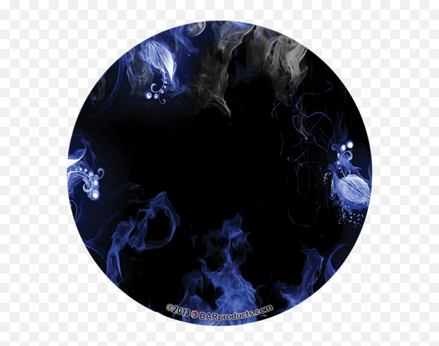 4u0027u0027 Circle Vinyl Stickers 6 Pack - Blue Smoke Green And Grey Smoke Background Png,Blue Smoke Transparent