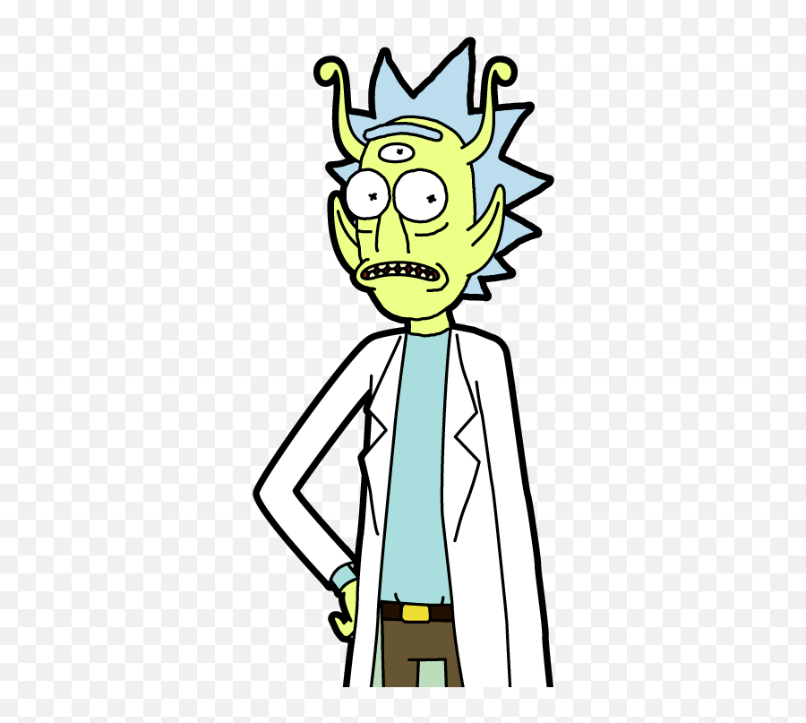 Download Alien Rick Sprite - Bowl Cut Rick Png Image With No Rick And Morty Png,Rick Png