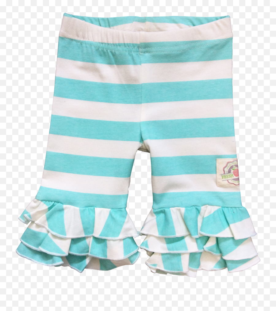 Infant Triple Ruffle Leggings - Stripe Board Short Png,Ruffles Png