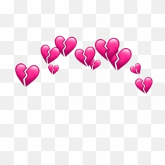 Freetoedit - Emoji Heart Crown Transparent Background png