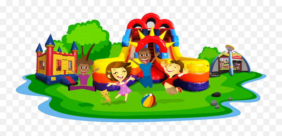 Specials - Cartoon Bounce House Png,Bounce House Png
