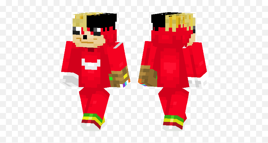 Ugandan Jahnos Minecraft Pe Skins - Jar Jar Binks Minecraft Skin Png,Ugandan Knuckles Transparent