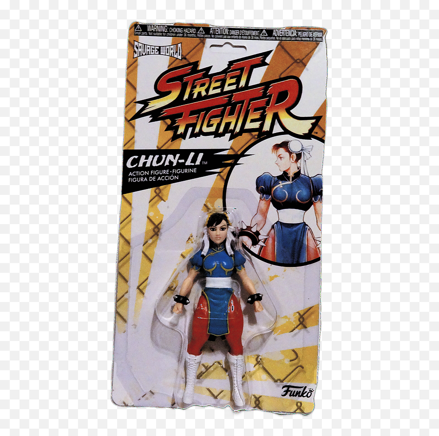 Funko Savage World Street Fighter Chun Li Action Figure Dominicu0027s Horrors - Street Fighter Savage World Action Figure Png,Chun Li Png