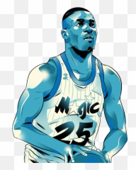 Nick Anderson The Free Throws Orlando Magic - Orlando Magic Png,Shaq Png