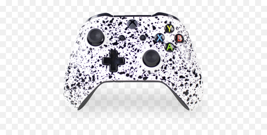 White 3d Splatter - Custom Xbox Controller White Png,White Splatter Png