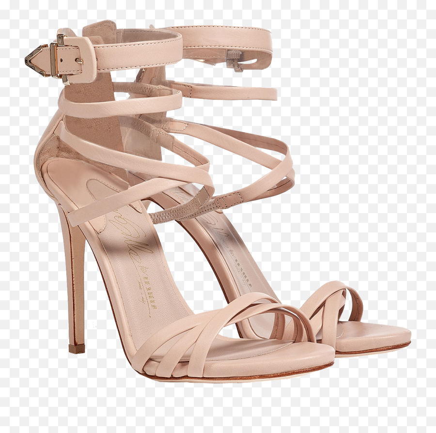 Le Silla Nude Leather Strappy Sandals - Nude Fancy Shoes Png,Sandals Png