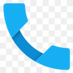 Download Phone Icon Android Lollipop Png Image For Free - Logo Blue Png
