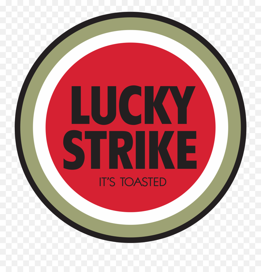 Lucky Strike Logo - Circle Png,Circle Logo Design