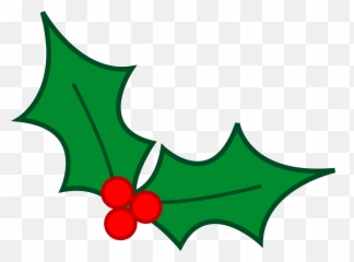 Holly Clipart Transparent Background - Transparent Background Holly Clipart Png,Clip Art Transparent Background