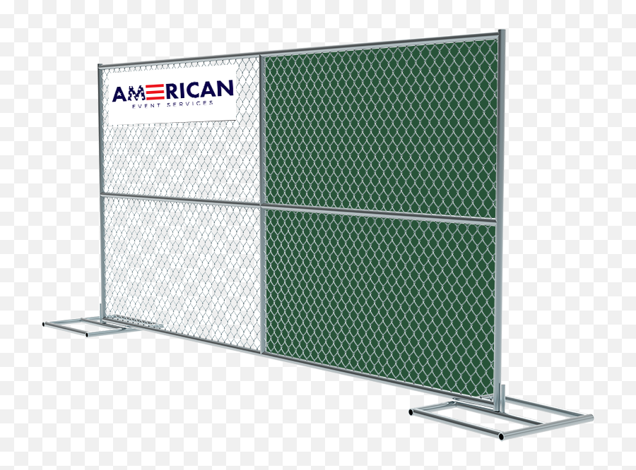 Construction Chain Link American Event Services - Construction Fence Windscreen Png,Chain Link Fence Png