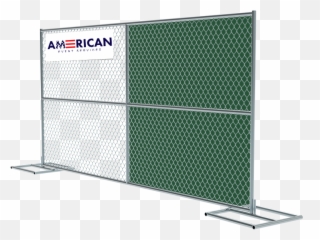 Construction Chain Link American Event Services - Fence Windscreen png