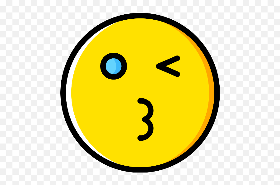 Wink Emoji Png Icon - Happy Face,Wink Emoji Png